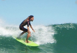  Surfen am Strand von Contis
